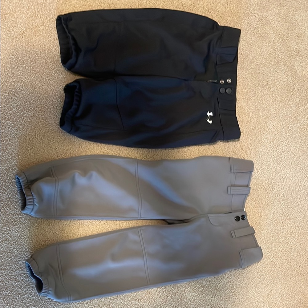 Black and Gray Softball Pants